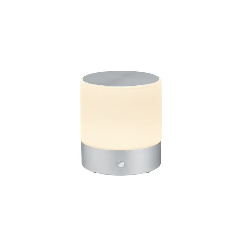 BANKAMP Button LED tafellamp hoogte 18,5cm alu Gereduceerde Prijs