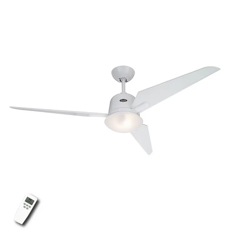 Beperkt Aanbod Eco Aviatos plafondventilator, wit, 132 cm