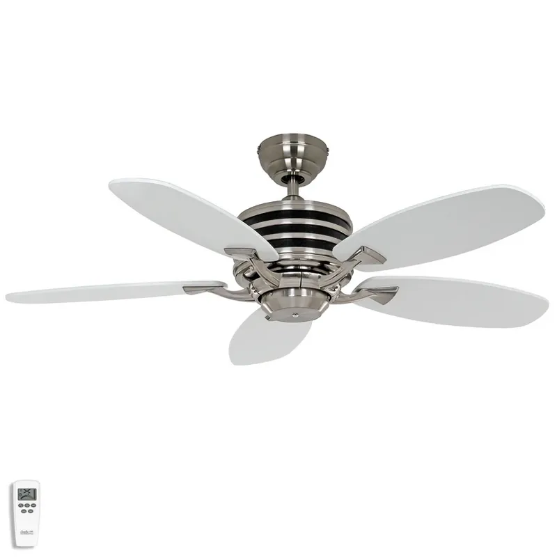Plafondventilator Eco Gamma 103 cm wit/lichtgrijs Rechtstreeks Van De Fabrikant