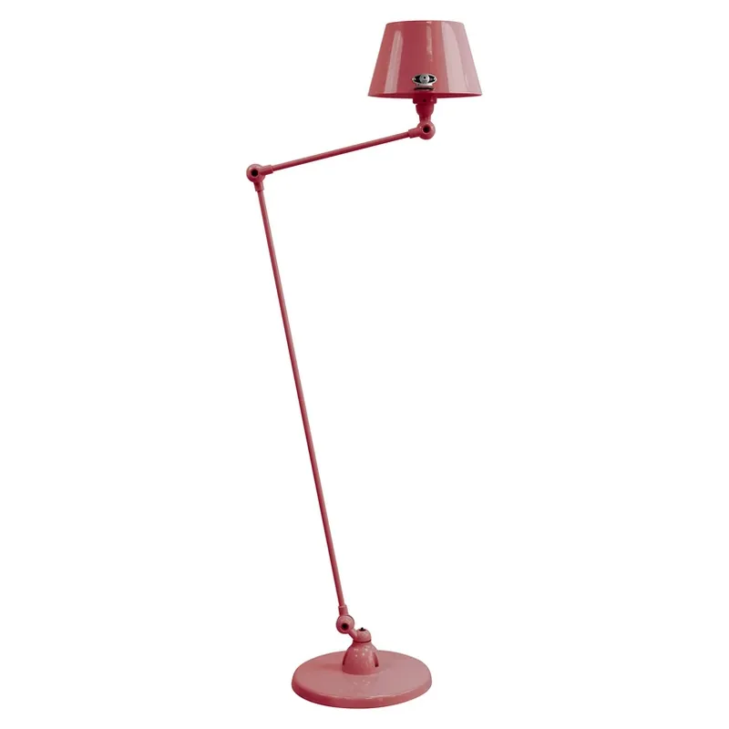 Korting Jieldé Aicler AID833 80+30cm vloerlamp bordeaux