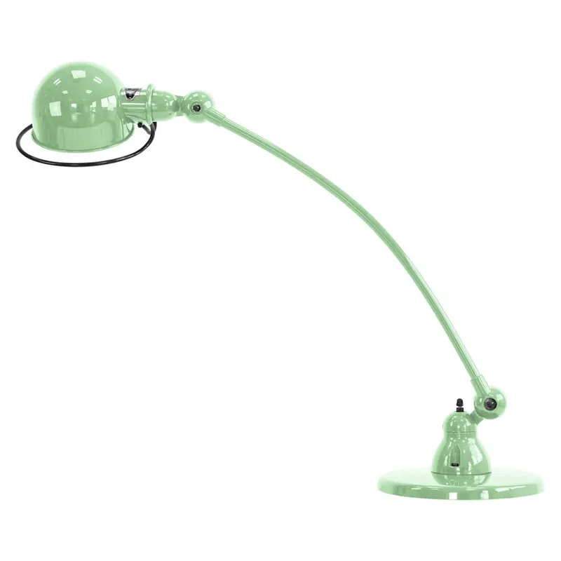 Jieldé Loft C6000 tafellamp, gebogen, mintgroen Flitsaanbieding