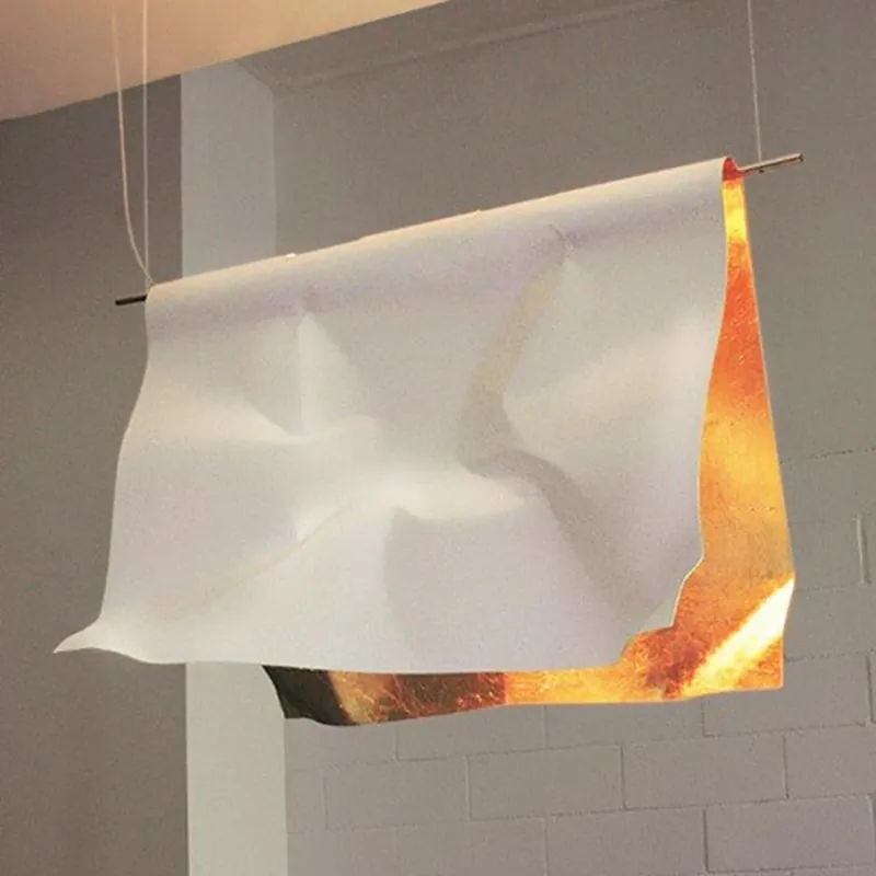 Laatste Kans Hanglamp Stendimi met bladgoud, 100 cm