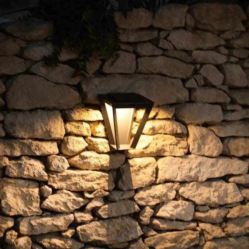Exclusieve Aanbieding LED-zonnelamp Metro met sensor, grijs