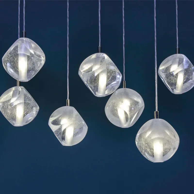 Koop Vandaag Hanglamp Glace van glas, 1-lamp