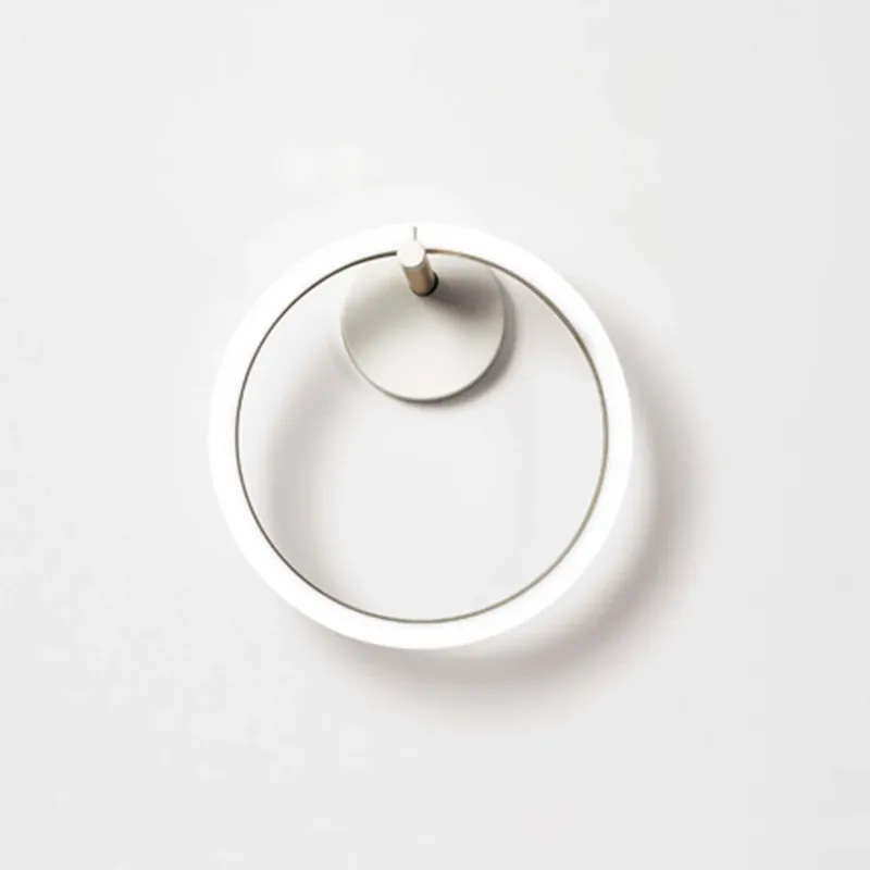 Ulaop LED wandlamp, één ring, wit Beperkte Voorraad