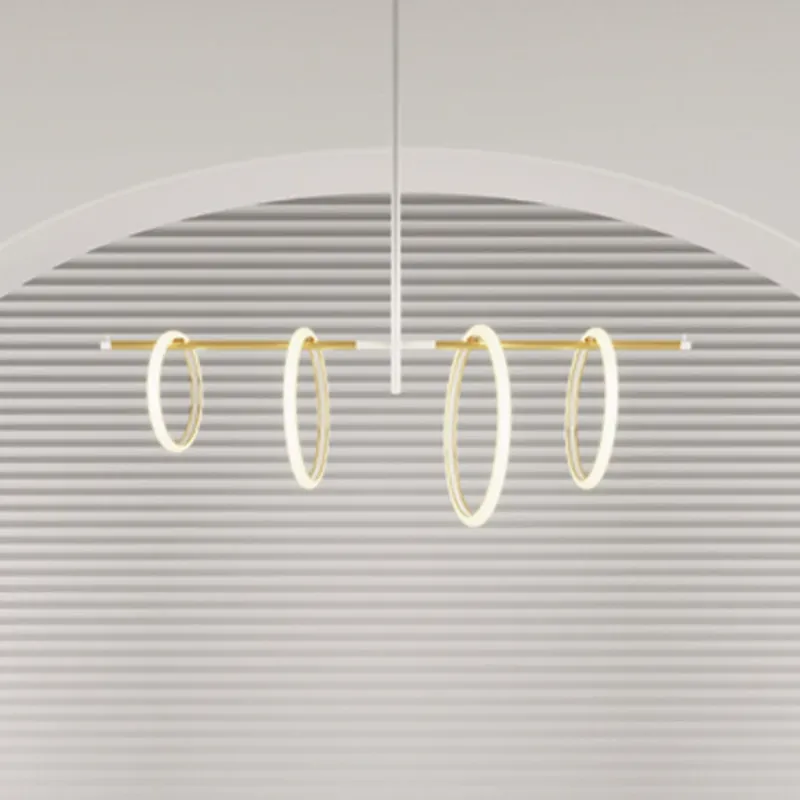 Must-Have Ulaop LED hanglamp, vier ringen, wit