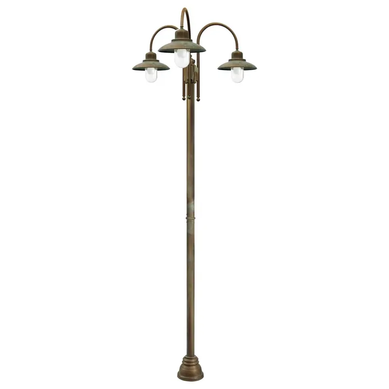Lantaarnpaal 270cm 3-lamps Merkproduct