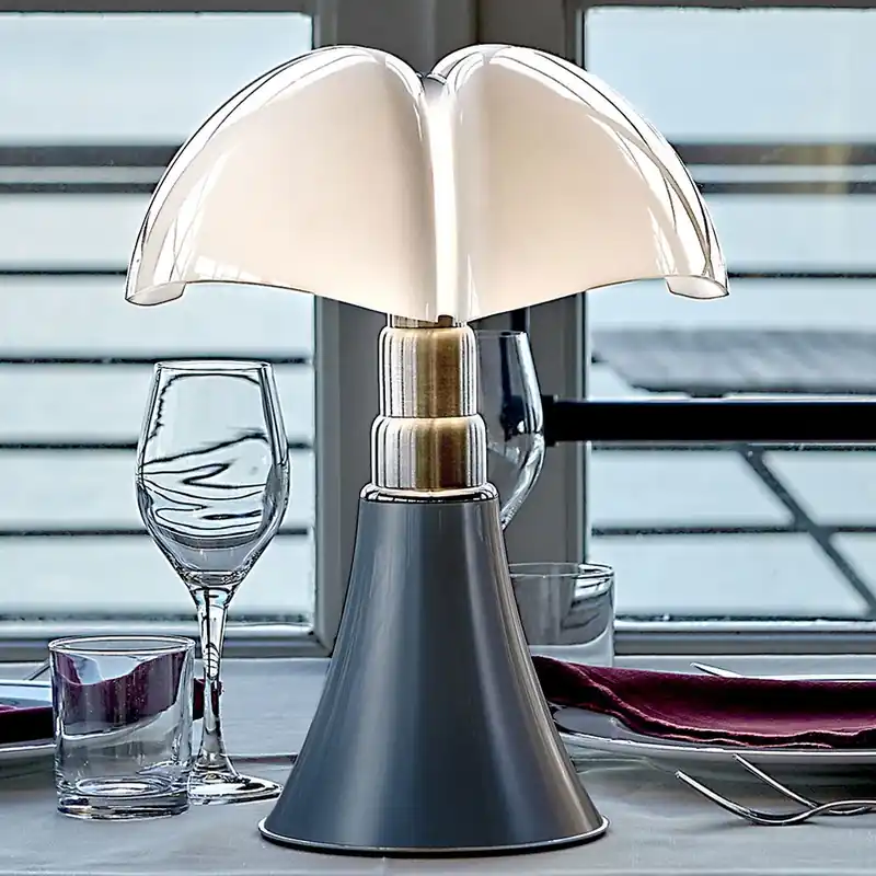 Beperkt Aanbod Martinelli Luce Minipipistrello tafellamp bruin