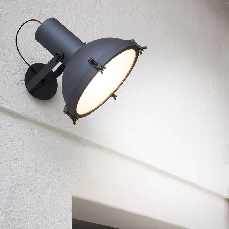 Lage Kosten NEMO Projecteur 365 buitenwandlamp, middernachtblauw