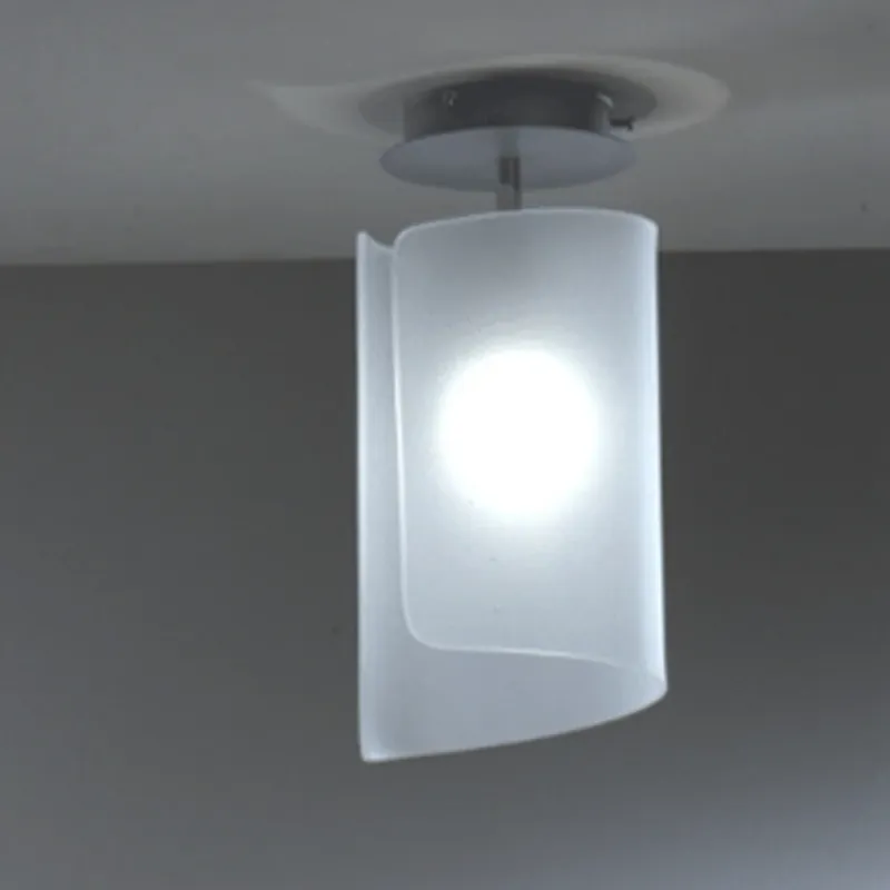Papiro plafondlamp met afstandhouder, gesatineerd Korting