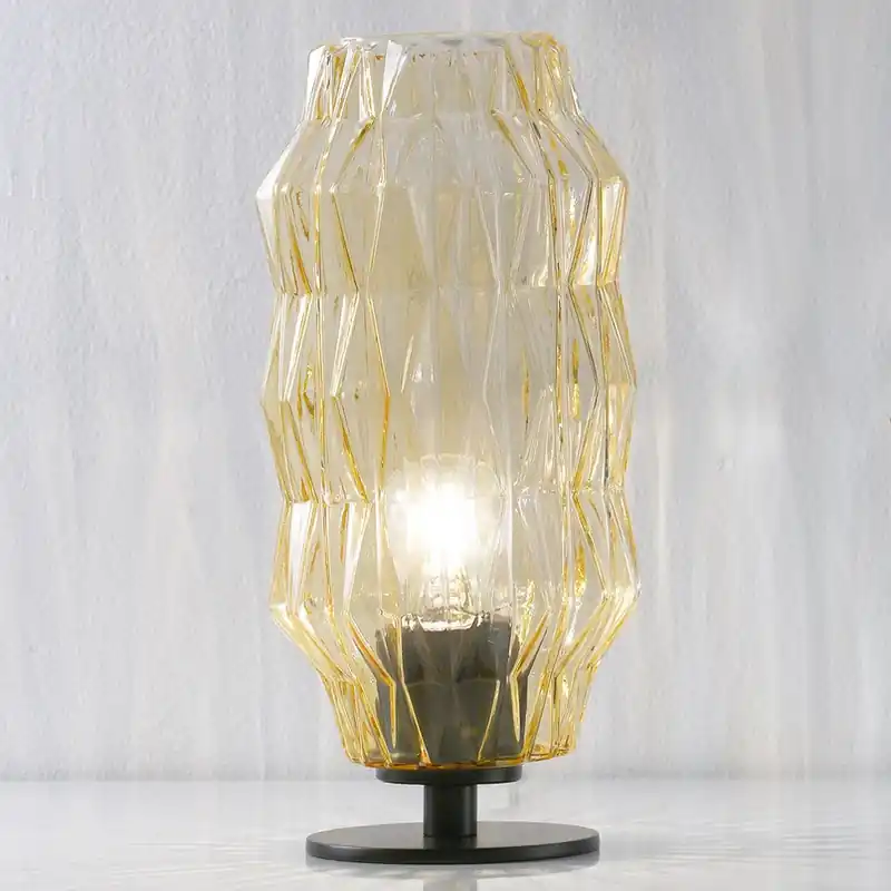 Origami tafellamp, amber Meest Verkocht