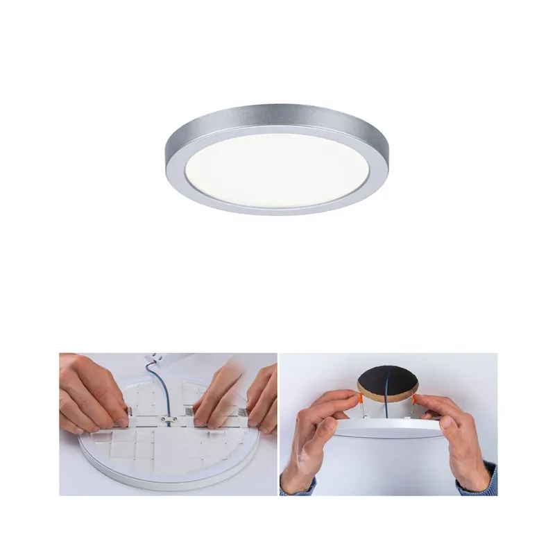 Laatste Kans Paulmann LED paneel Areo 4.000K rond chroom 11,8cm