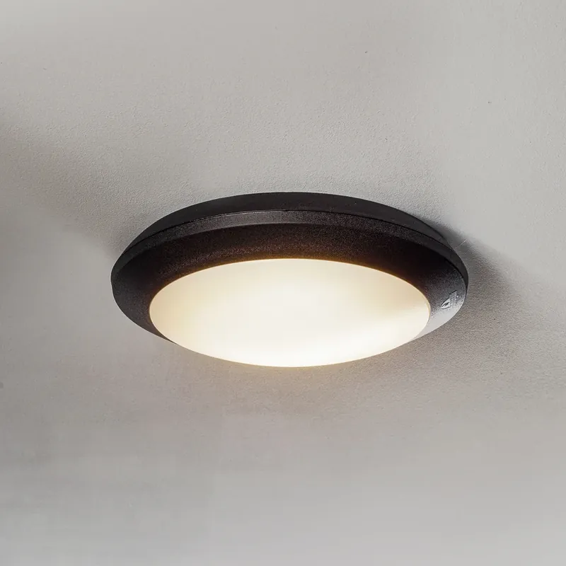 LED buitenwandlamp Umberta zwart, CCT Favoriet