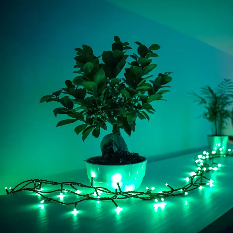 Rechtstreeks Van De Fabrikant Twinkly RGB lichtkettingen, zwart, 250 lampjes 20m