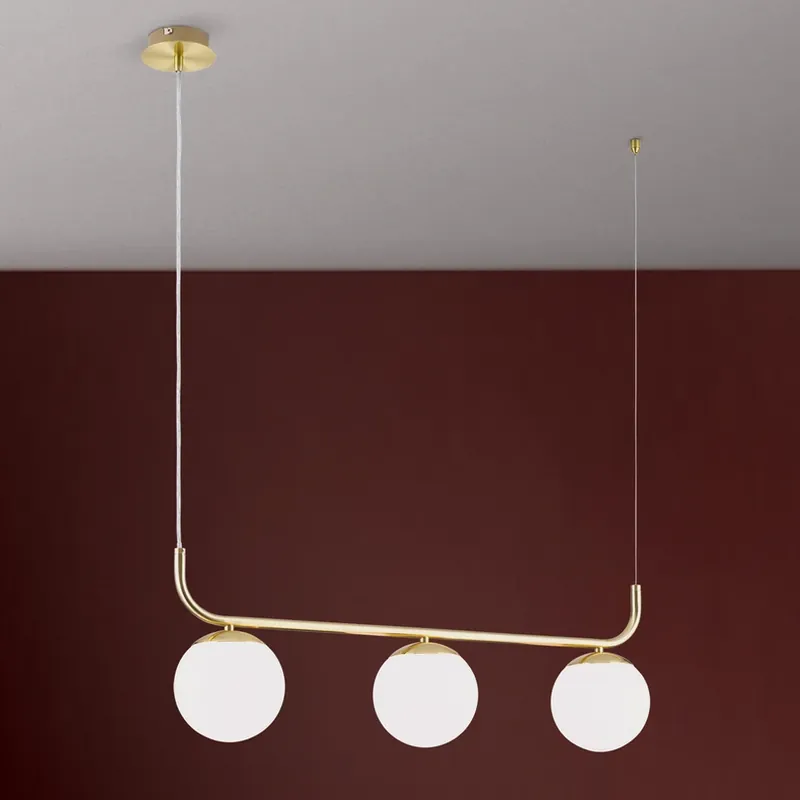 Weekendaanbieding Hanglamp Madis met drie bolkappen