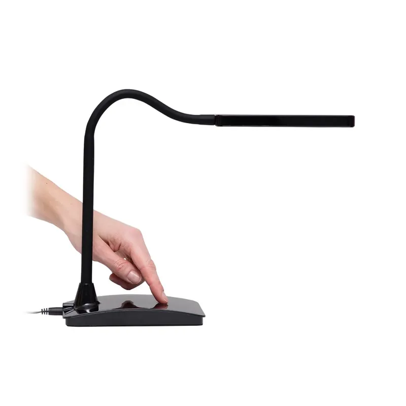 LED bureaulamp MAULpearly, zwart, 38 cm, dimbaar, CCT Snelle Levering