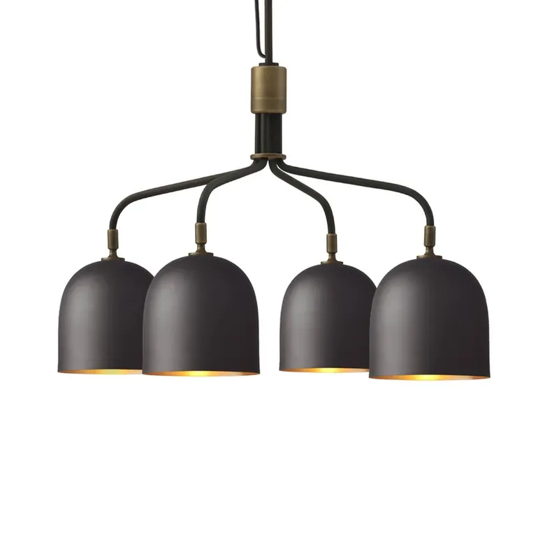 Gubi Kroonluchter Howard 4-lamps Ø 66 cm brons Bestseller