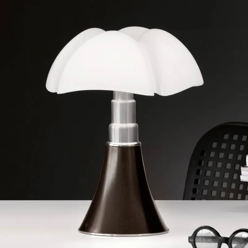 Alleen Vandaag Martinelli Luce Pipistrello LED tafellamp, bruin, dimbaar