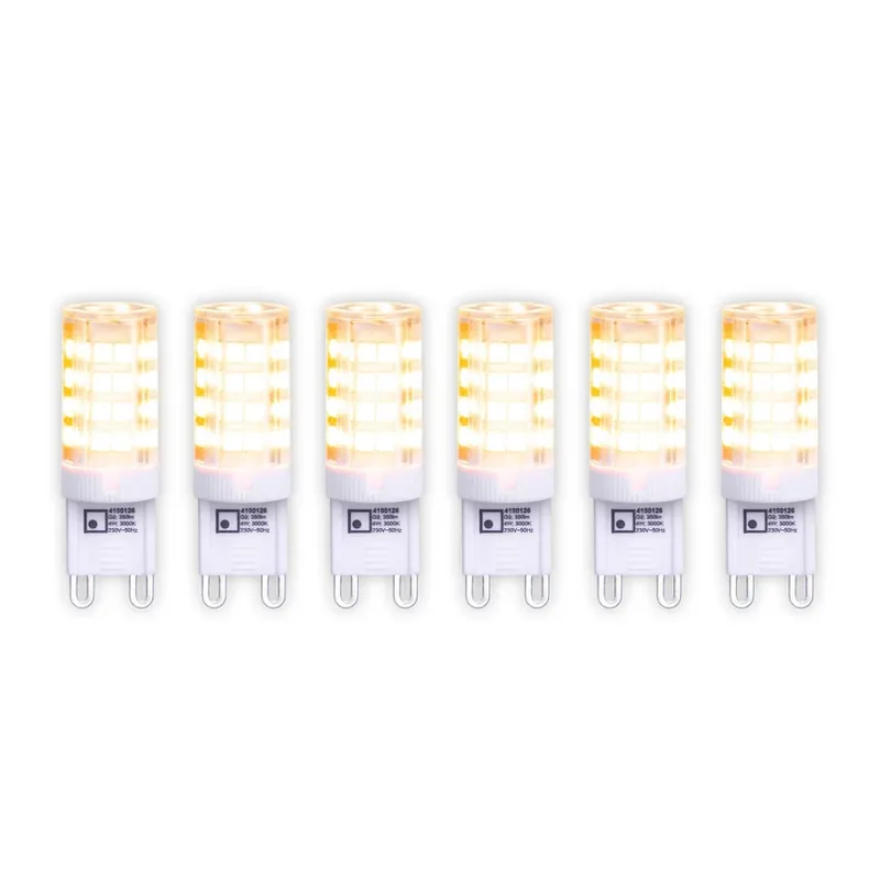 Alleen Vandaag LED stiftlamp G9 3,5W warmwit 350 Lumen 6 per pak
