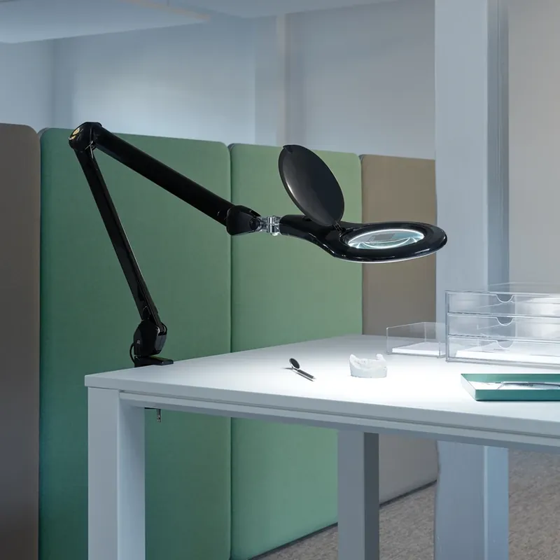 LED klemlamp MAULmakro, zwart, hoogte 50 cm Bestseller