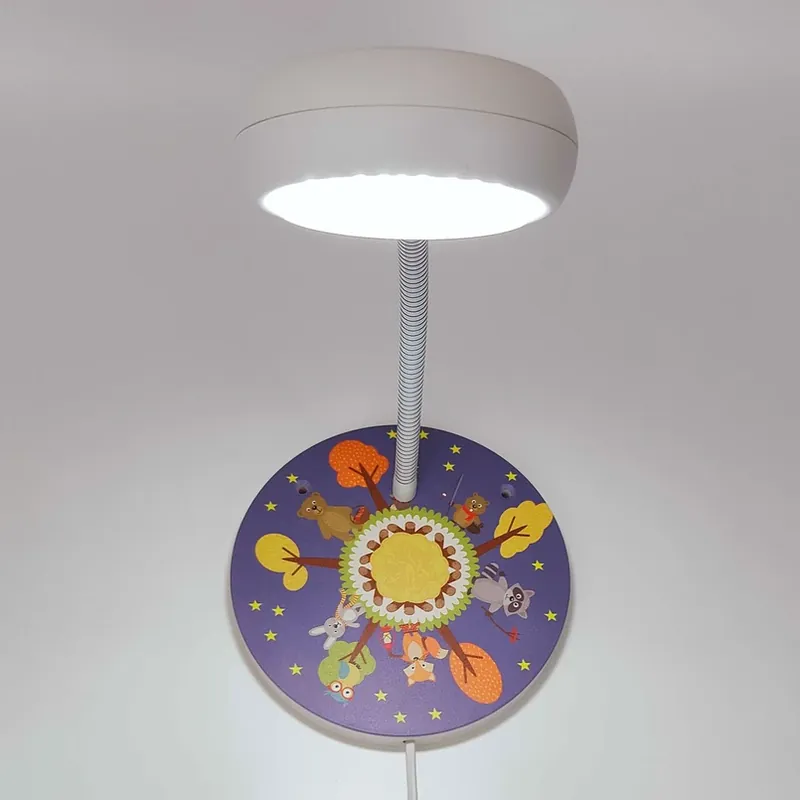 Voordeelprijs Wandlamp Bosdieren met flexibele arm