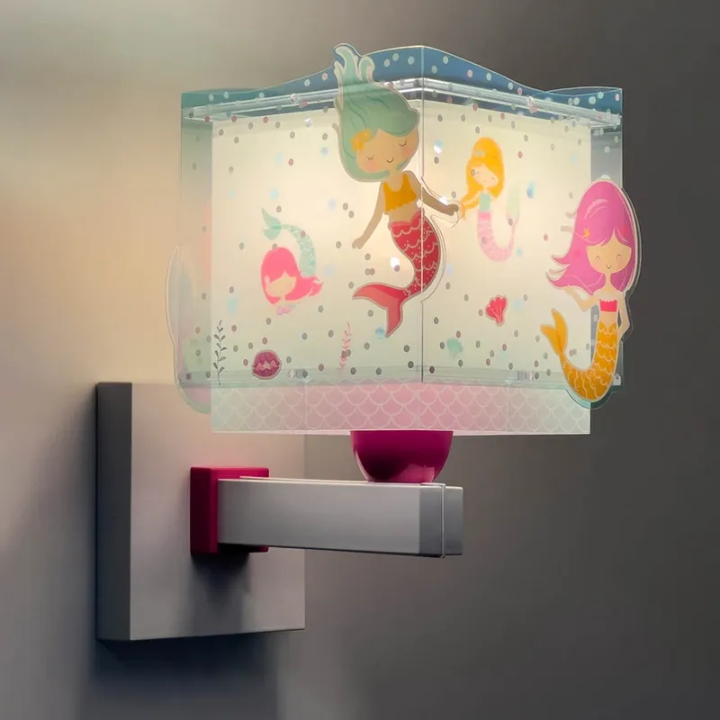 Dalber Mermaids wandlamp met zeemeerminmotief Nieuw