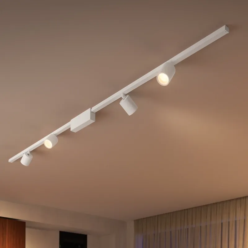 Philips Hue Perifo railsysteem 4x spots wit Actieprijs