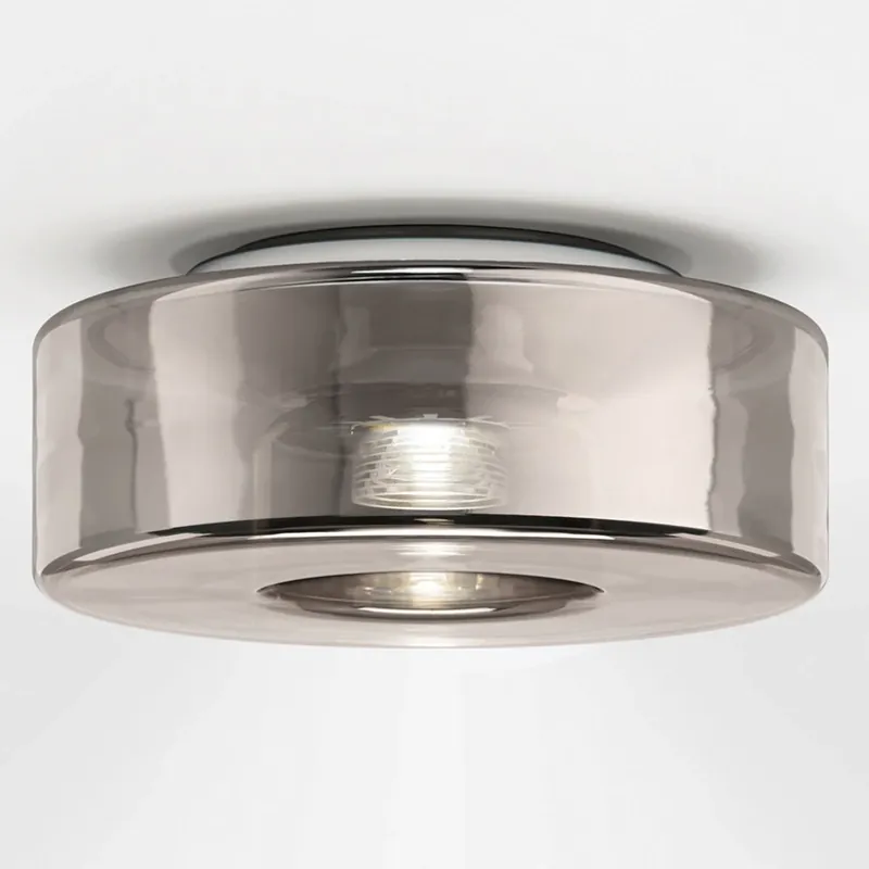 Korting serien.lighting Curling S plafond 2.700K glas zilver