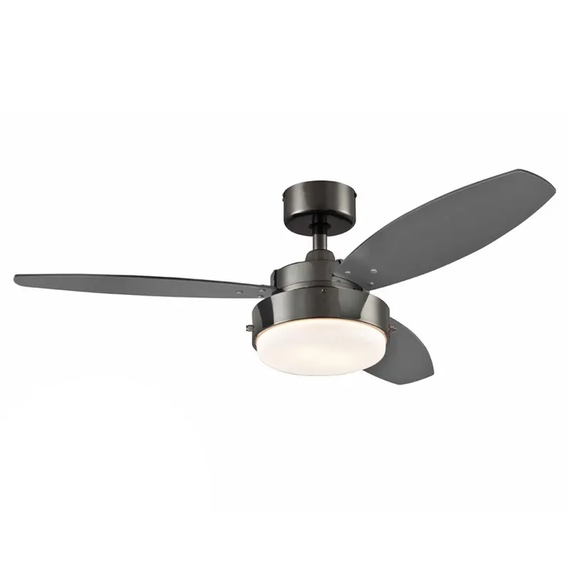 Westinghouse plafondventilator met verlichting Alloy, zwart, stil Voordeelprijs