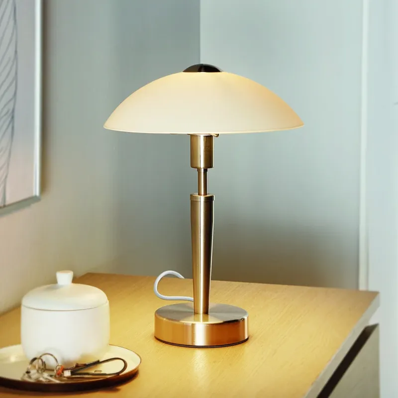Veilige Betaling Schemerlamp Solo 1, nikkel, wit