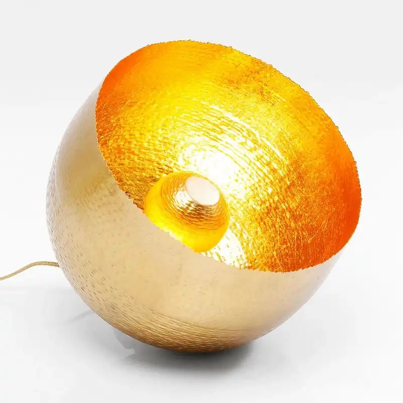 KARE Apollon tafellamp mat goud Ø 35 cm Exclusieve Aanbieding