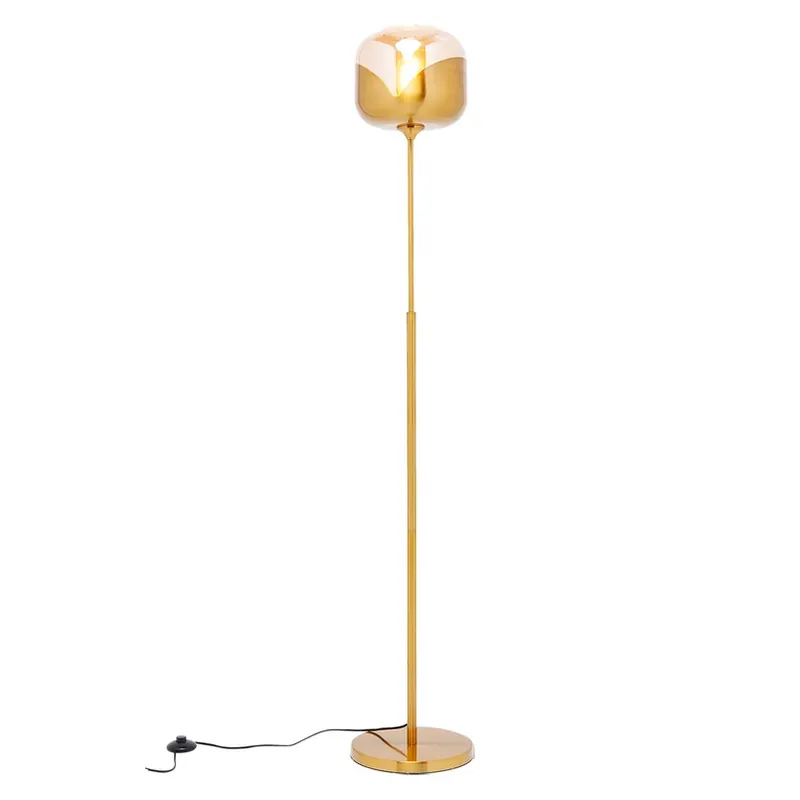 Koop Vandaag Kare Gouden Beker Bal vloerlamp goud