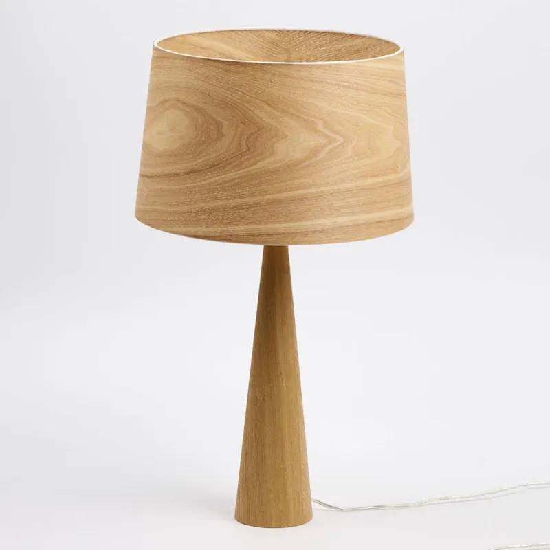 Tafellamp Totem LT in natuurlijke houtoptiek Meest Verkocht