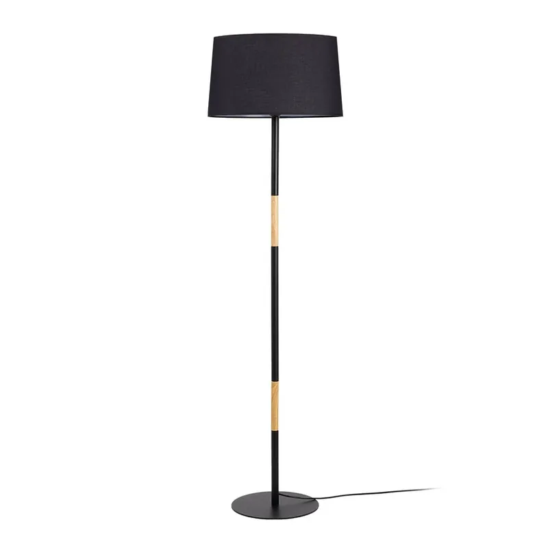 Speciale Aanbieding Vloerlamp Mikados LS, staal en hout-elementen