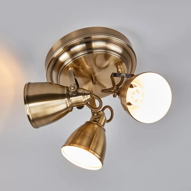 Antiek uitziende plafondlamp FJALLBACKA Superprijs