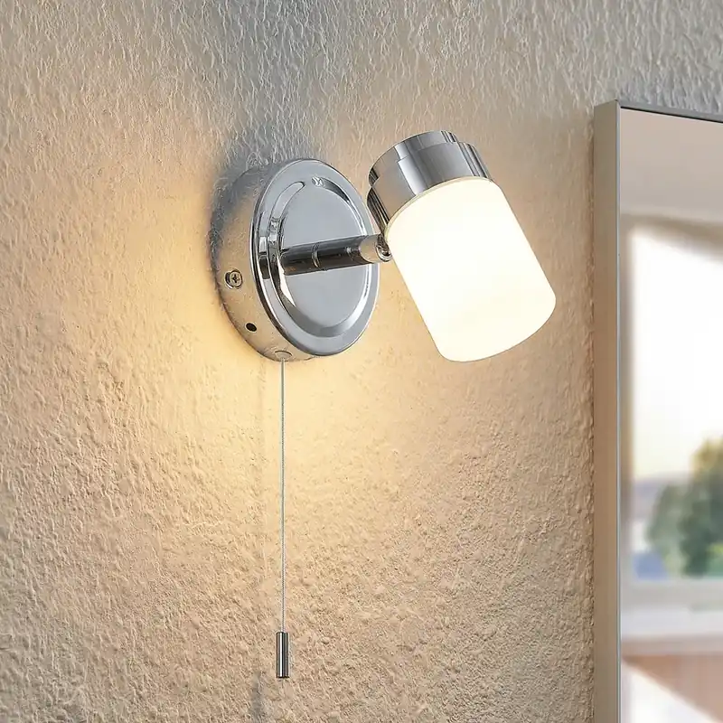 Direct Verzonden Lindby Alimari wandlamp, chroom