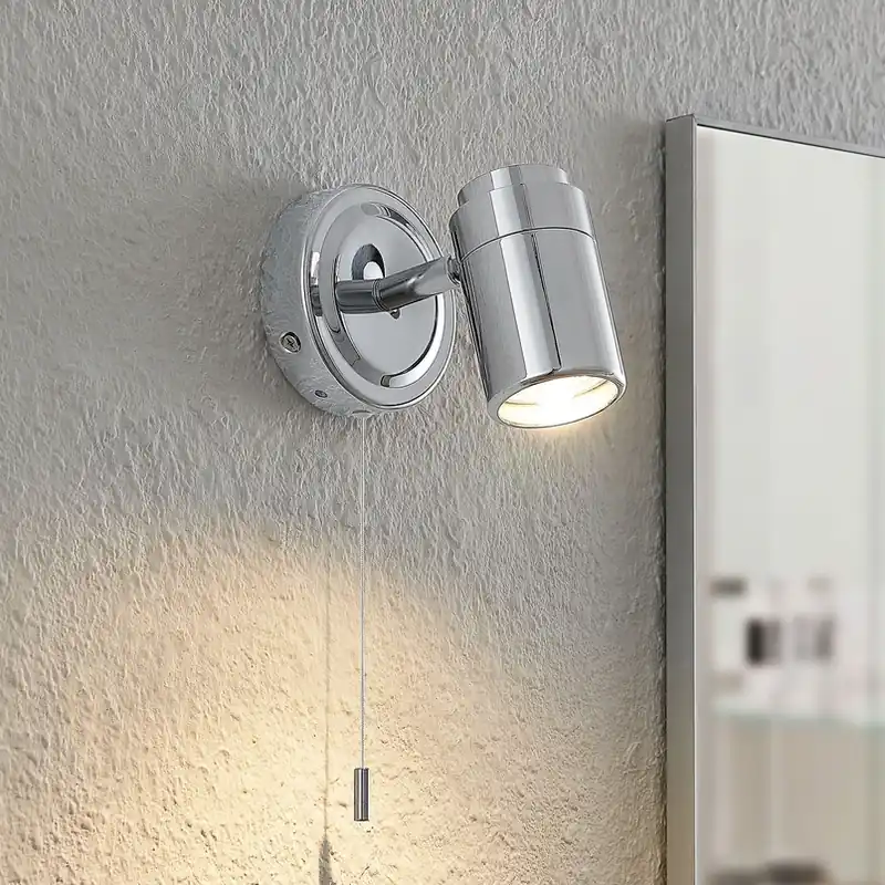 Bestel Nu Lindby Remilan wandlamp, chroom