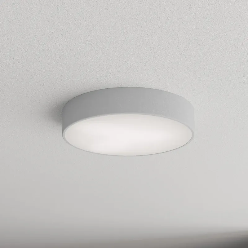 Plafondlamp Cleo 400, IP54, Ø 40 cm grijs Voordeelprijs