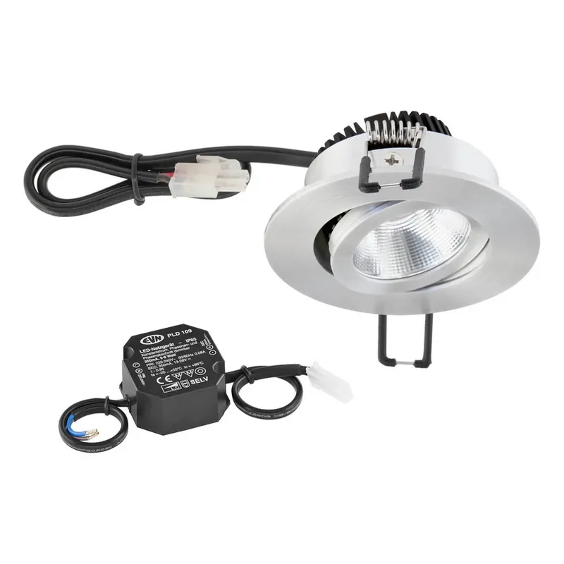 Meest Verkocht EVN PC20 inbouwlamp rond fasedimmer 3000K alu