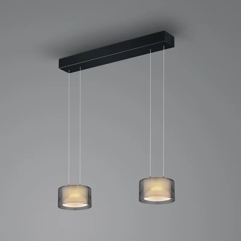 Nieuw BANKAMP Grand Groove LED hanglamp, 2-lamps uitvoering