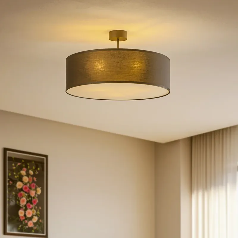 Beperkt Aanbod Violet plafondlamp met afstandhouder, zwart