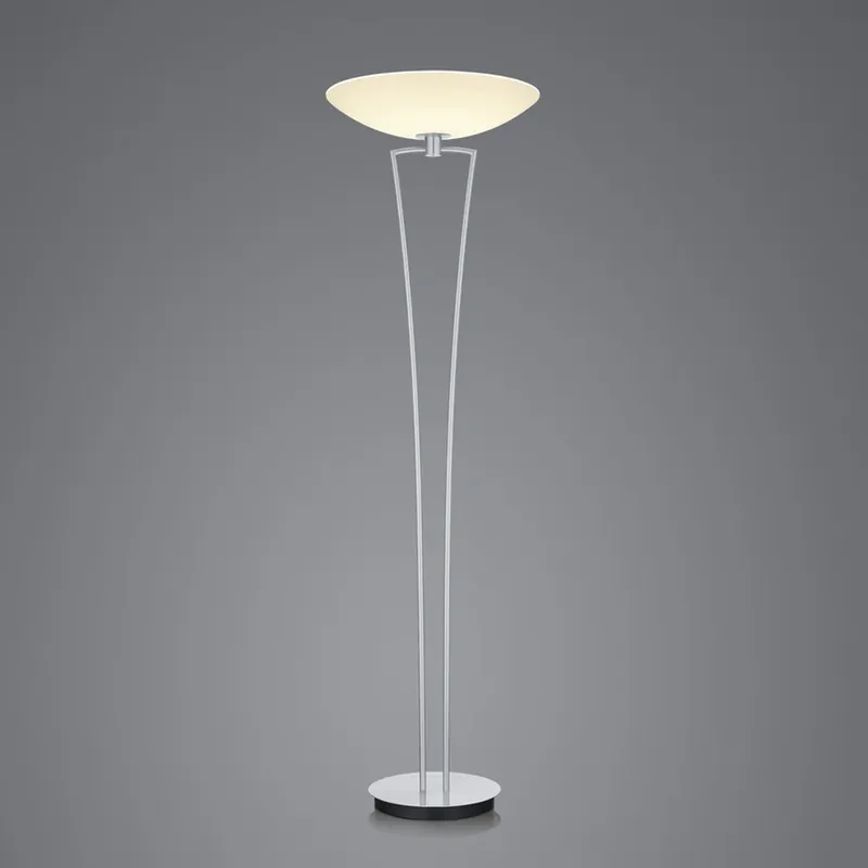Meest Verkocht BANKAMP Lady LED uplighter vloerlamp, ZigBee, nikkel