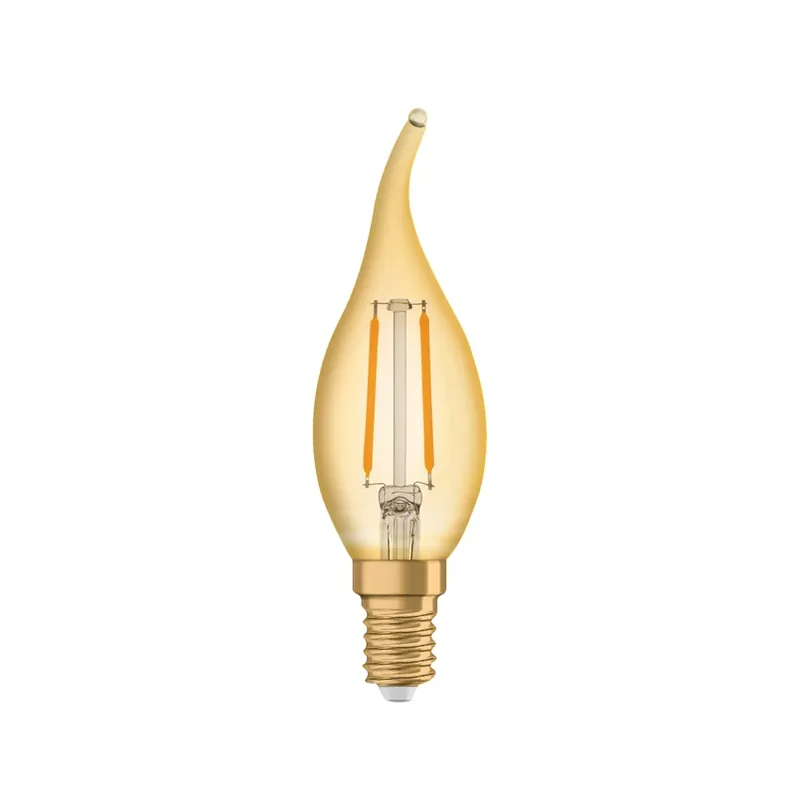 Betaalbaar Radium LED Essence sfeer E14 2,5W windstoot goud