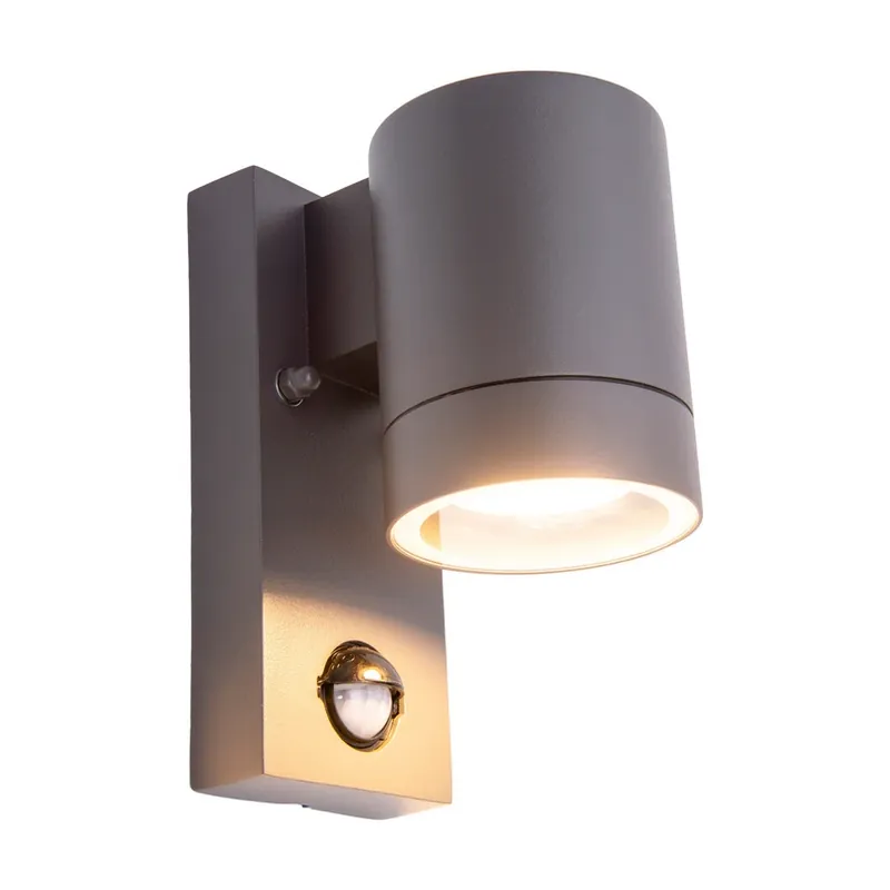 Buitenwandlamp Rombe met sensor, 1-lamp Superprijs
