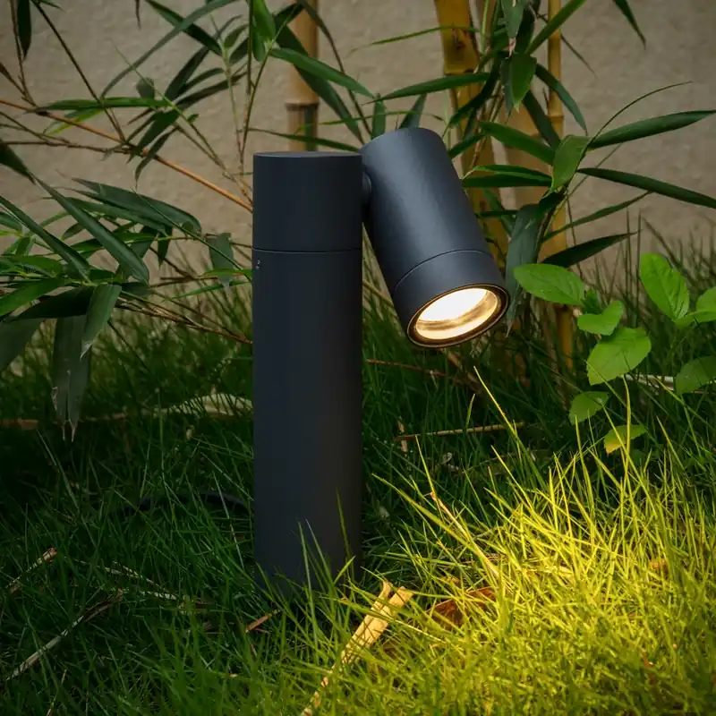Betrouwbaar PRIOS prikspot Tulimar, 1-lamp, antraciet, IP65