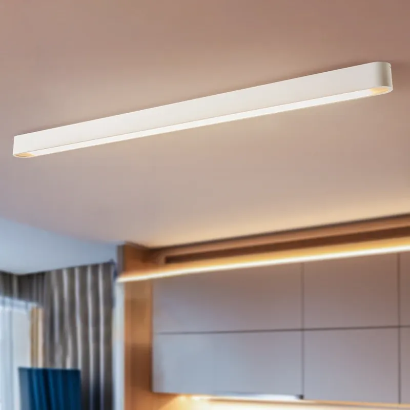 Beste Prijs Plafondlamp Soft, 125 x 6 cm, wit, aluminium, G13