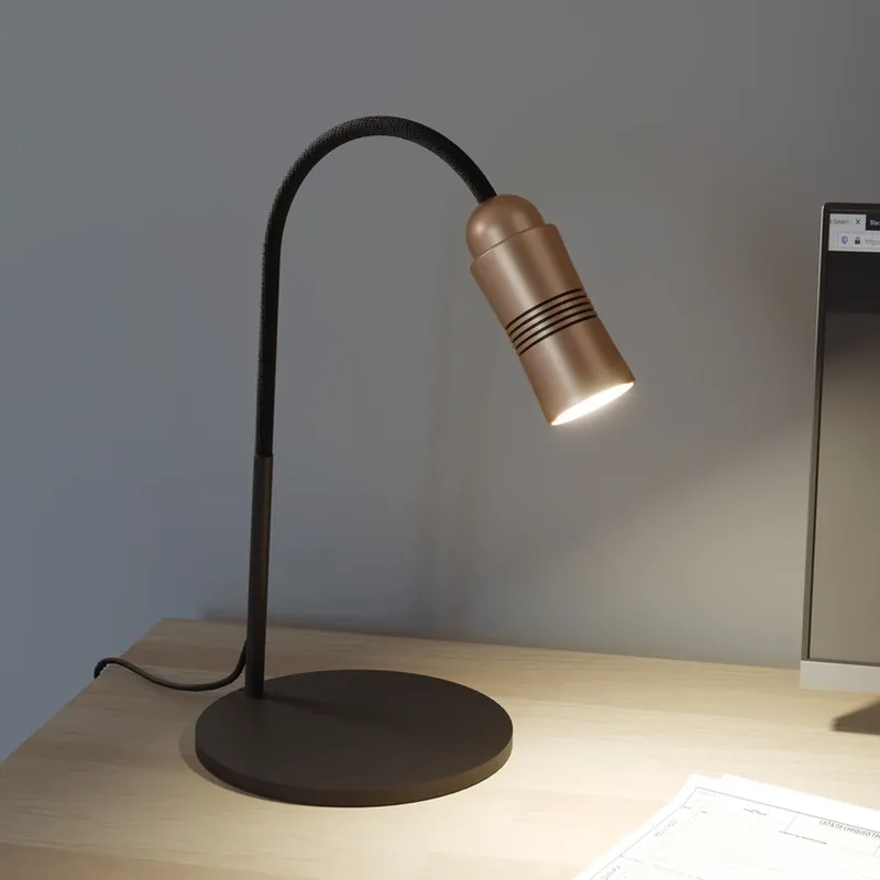 Alleen Vandaag Neo! Table LED tafellamp dimbaar koper/zwart