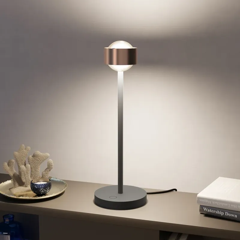 Aanbieding Puk! 80 Eye Table LED, lenzen mat, koper/zwart