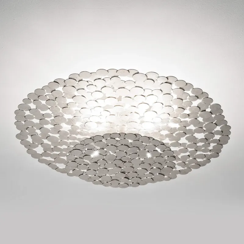 Finale Uitverkoop Terzani plafondlamp Tresor 45cm zilver