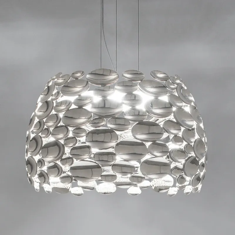 Terzani Anish - LED hanglamp, nikkel, Ø 44 cm Must-Have